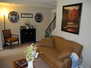 Heritage Amity Commons 2 Bedroom Townhome Living Room in Douglassville, PA