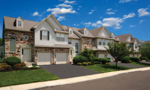 Heritage Summer Hill Front View of Yorkshire 3 Bedroom with Attached Garage in Doylestown, PA