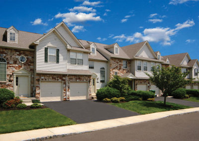 Heritage Summer Hill Front View of Yorkshire 3 Bedroom with Attached Garage in Doylestown, PA