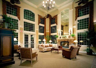 Heritage Orchard Hill Evening View of Clubhouse Community Room in Perkasie, PA