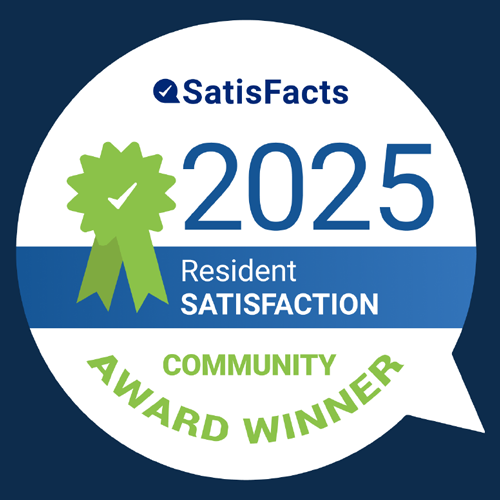 Satisfacts 2022 Property Award Winner in resident satisfaction